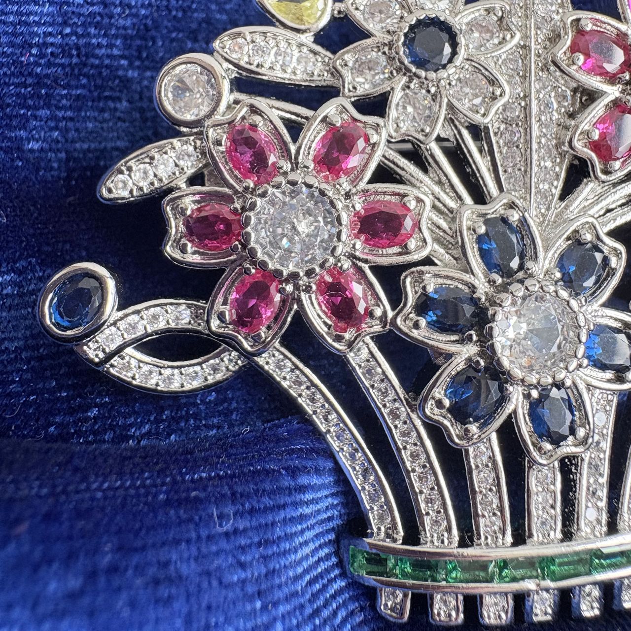 Queen Elizabeth II Flower Basket Brooch
