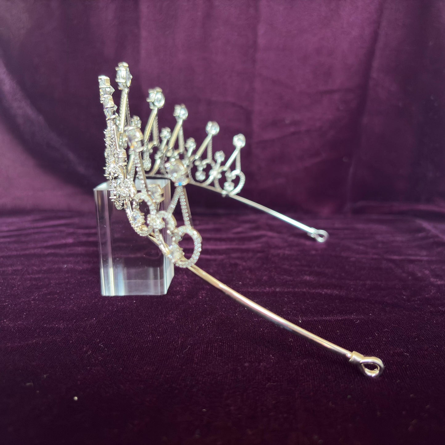 Elegant Minimal Wedding Crown Cosmic Dainty Bridal Tiara Ethereal Goddess Celestial Diadem Victorian Queen Style Regal Tiara