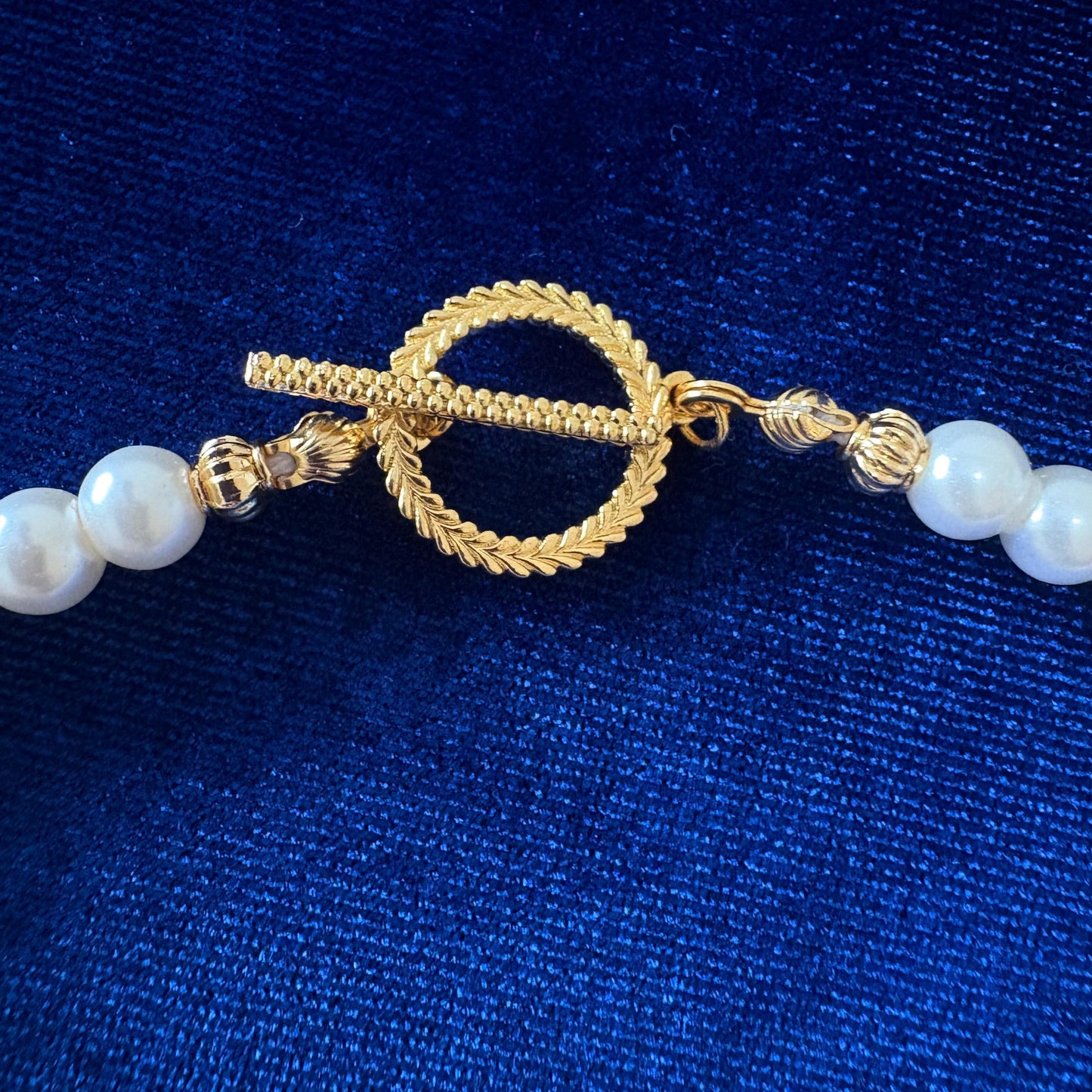 Single Strand White Majorica Pearl Necklace Dainty Elegant Classic Daily Wear Jewelry