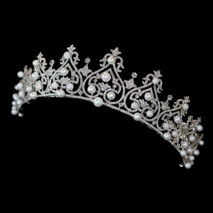 The Württemberg Ornate Pearl Tiara Replica