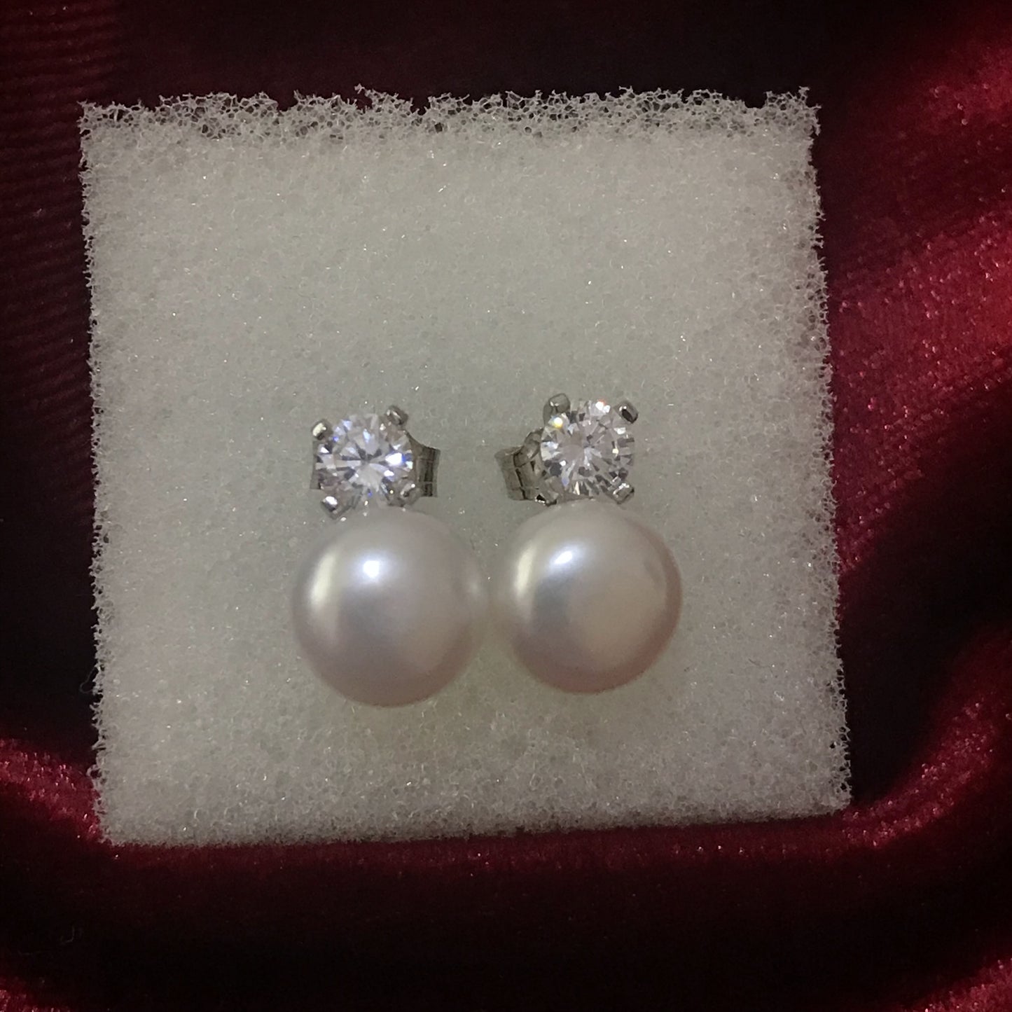 Queen Elizabeth II Pearl and Diamond Earrings Replica - Ladies of Devonshire