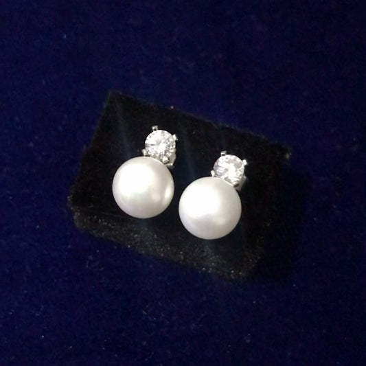 Queen Elizabeth II Pearl and Diamond Earrings Replica - Ladies of Devonshire