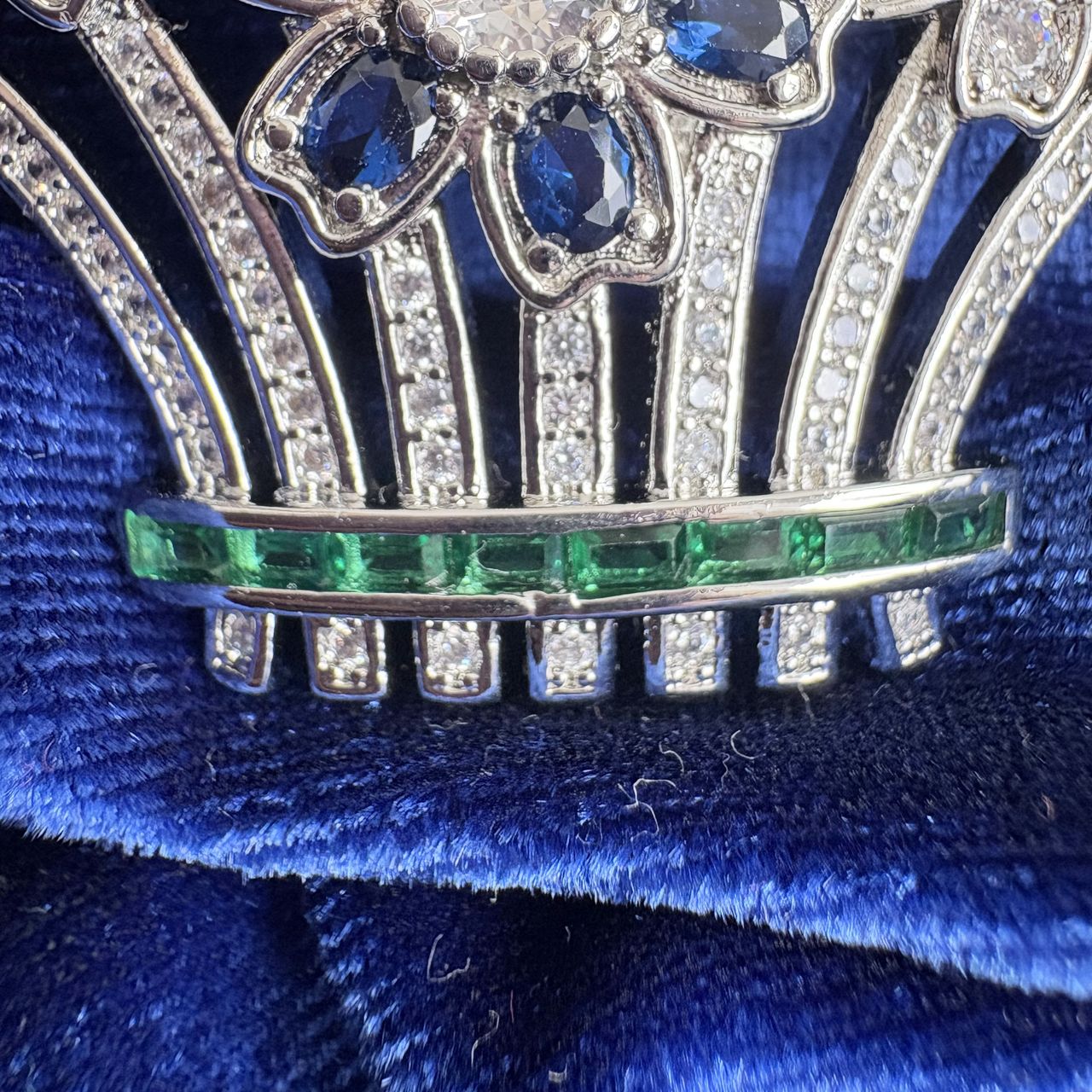 Queen Elizabeth II Flower Basket Brooch