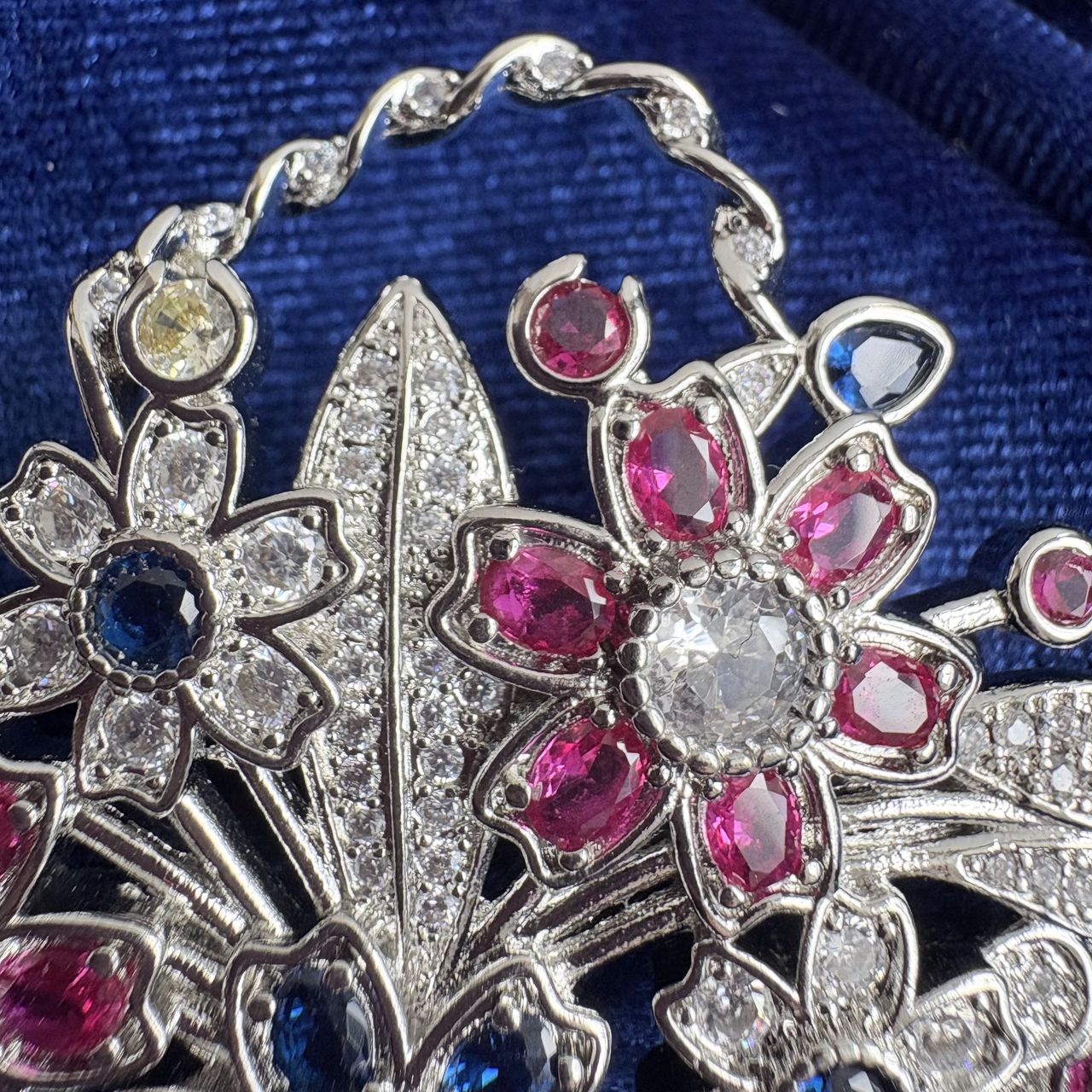 Queen Elizabeth II Flower Basket Brooch