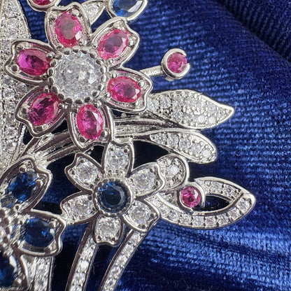 Queen Elizabeth II Flower Basket Brooch