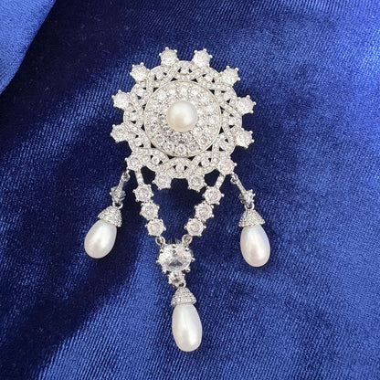 The Emperor of Austria The Teck Pearl and Diamond Brooch Replica