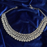 Kate Middleton Fast Fashion Crystal Statement Collar Necklace Replica