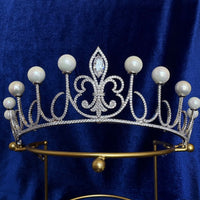 Queen Letizia of Spain Pearl Fleur de Lys Tiara