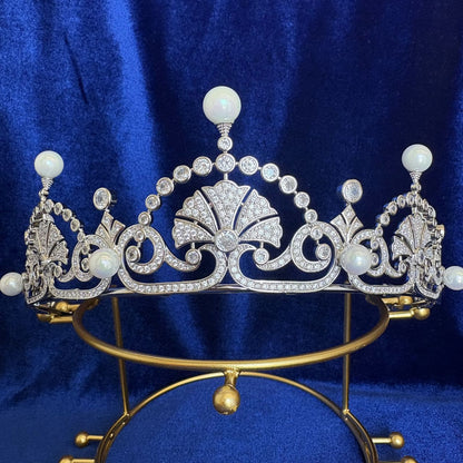 Queen Mother's Lotus Flower Papyrus Tiara Replica - Kate Middleton