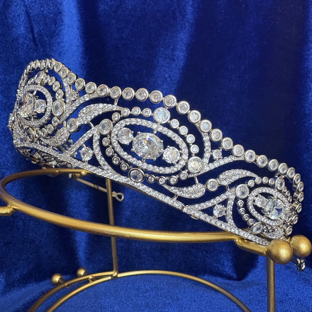 The Duchess of Calabria’s Sapphire Tiara Replica - Bourbon Royal Crown