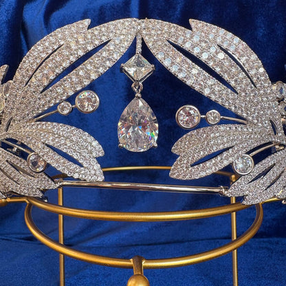 The Princess Marie Bonaparte Olive Wreath Tiara