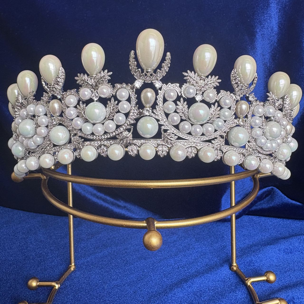 Empress Eugenie's Pearl Diadem Replica
