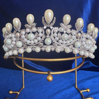 Empress Eugenie's Pearl Diadem Replica