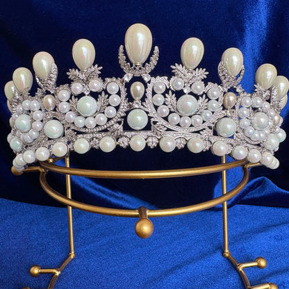 Empress Eugenie's Pearl Diadem Replica
