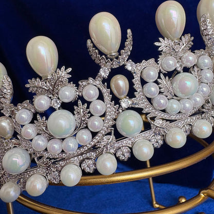 Empress Eugenie's Pearl Diadem Replica