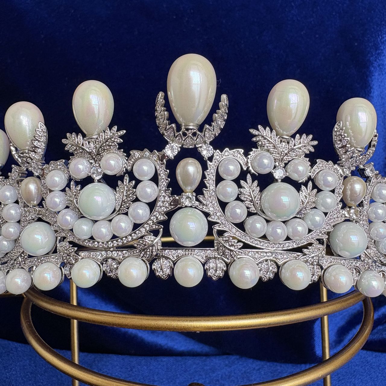 Empress Eugenie's Pearl Diadem Replica