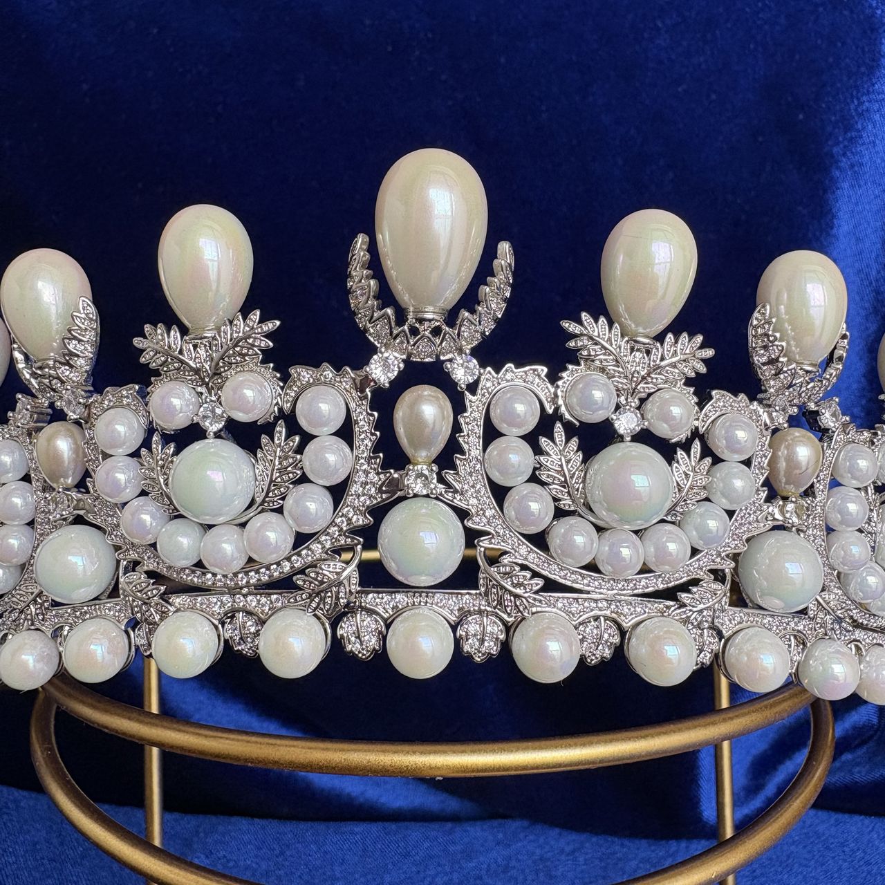 Empress Eugenie's Pearl Diadem Replica