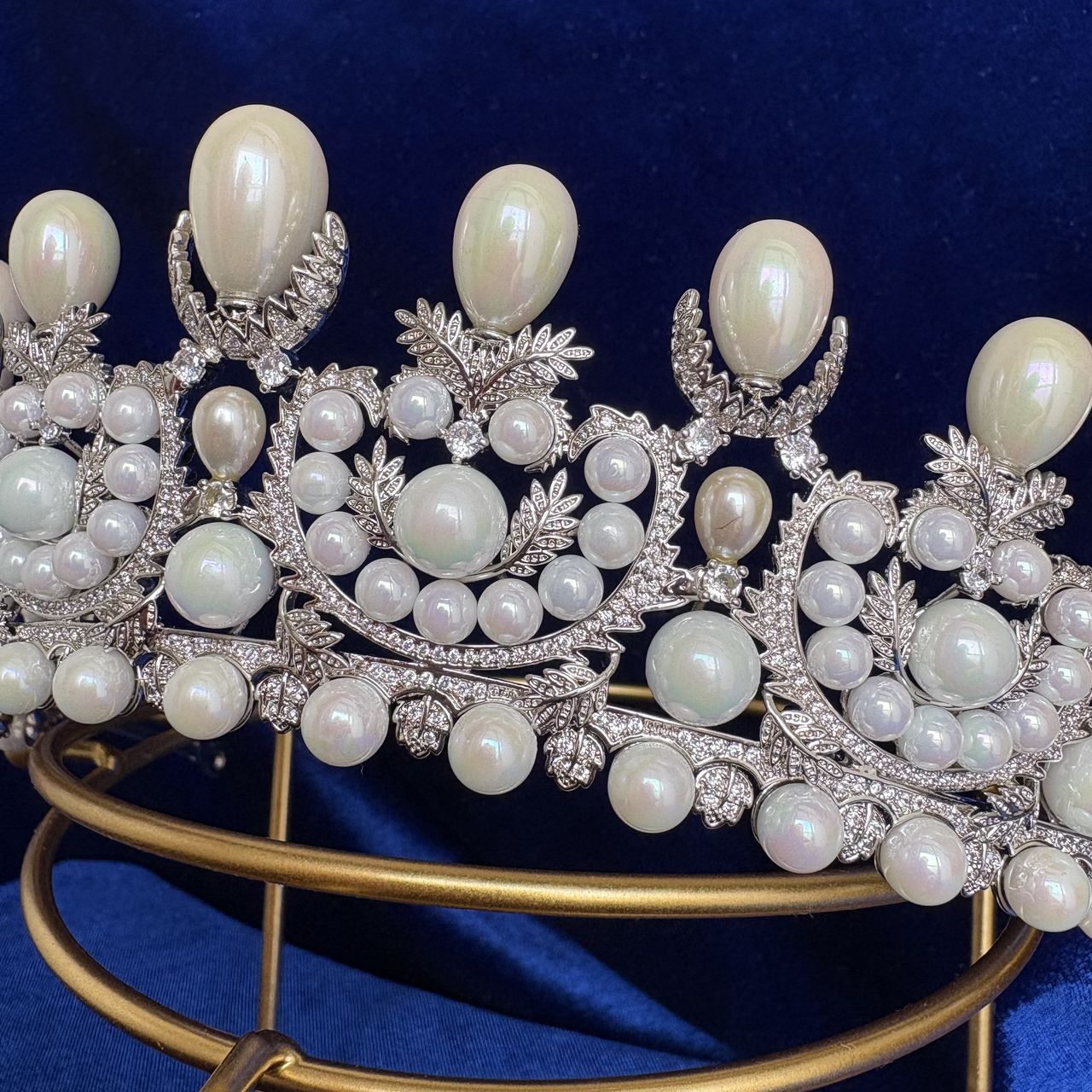 Empress Eugenie's Pearl Diadem Replica