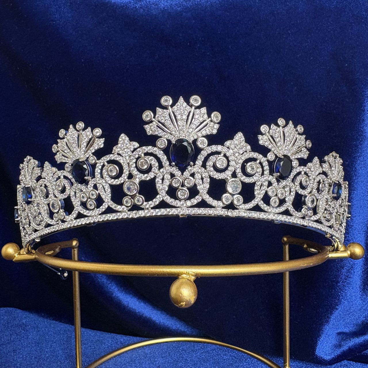Empress Feodorovna Sapphire Kokoshnik Tiara