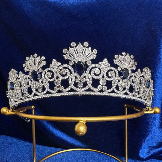 Empress Feodorovna Sapphire Kokoshnik Tiara