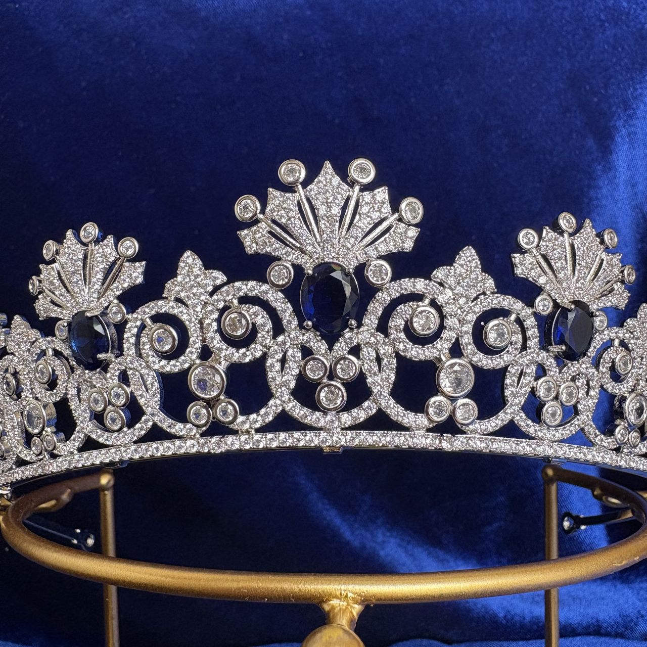 Empress Feodorovna Sapphire Kokoshnik Tiara
