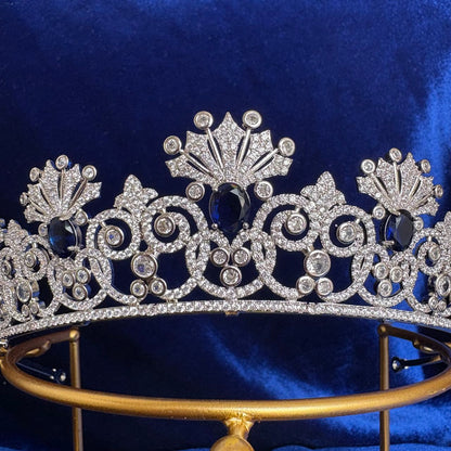 Empress Feodorovna Sapphire Kokoshnik Tiara