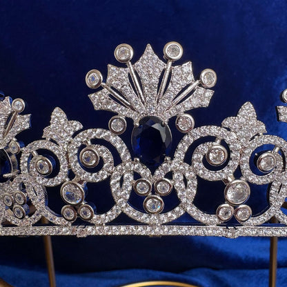 Empress Feodorovna Sapphire Kokoshnik Tiara