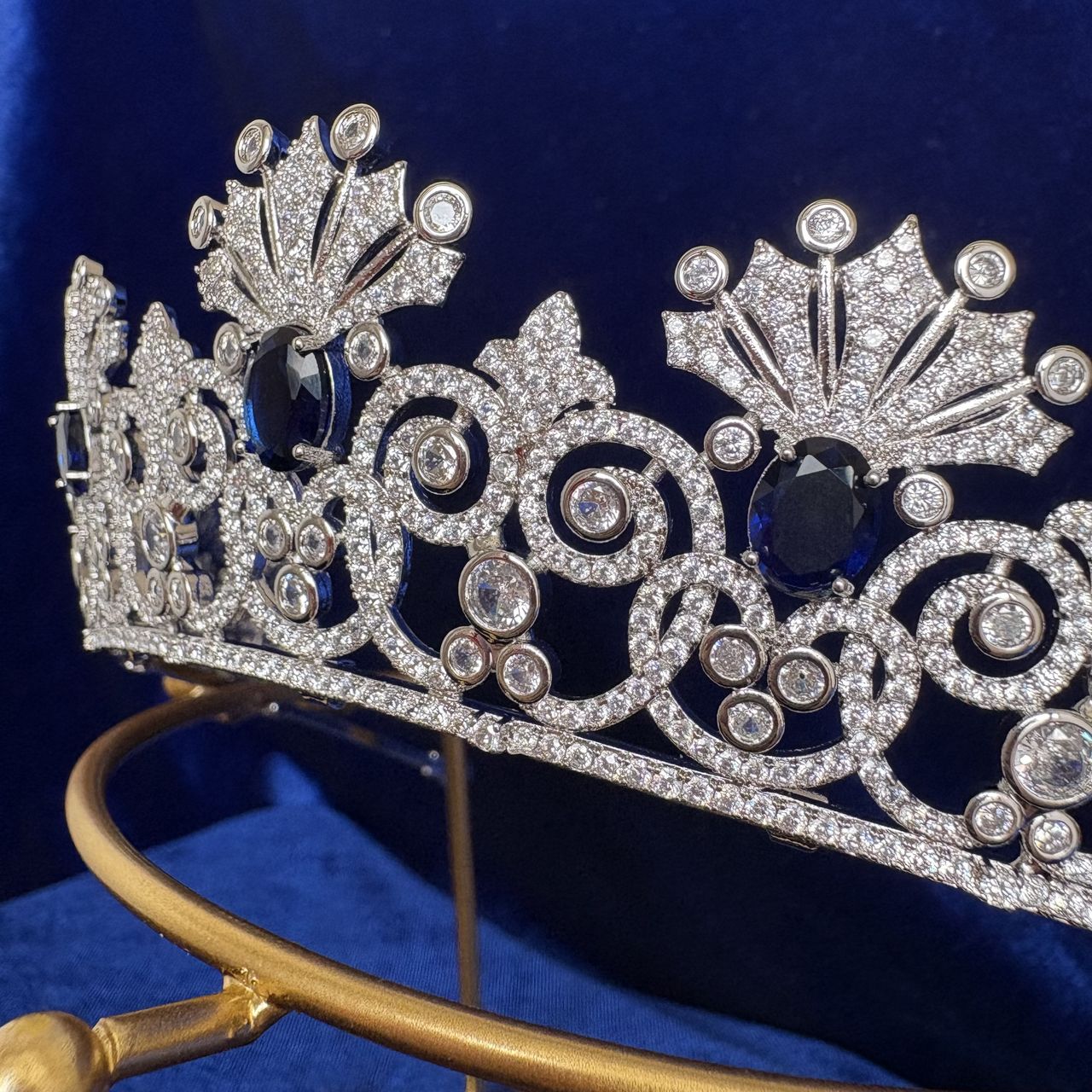 Empress Feodorovna Sapphire Kokoshnik Tiara