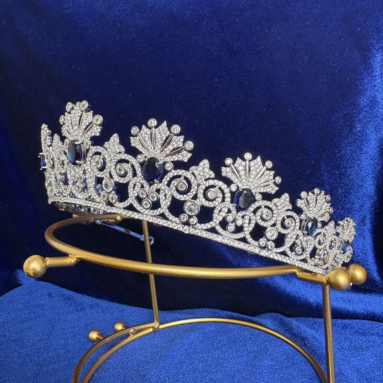 Empress Feodorovna Sapphire Kokoshnik Tiara