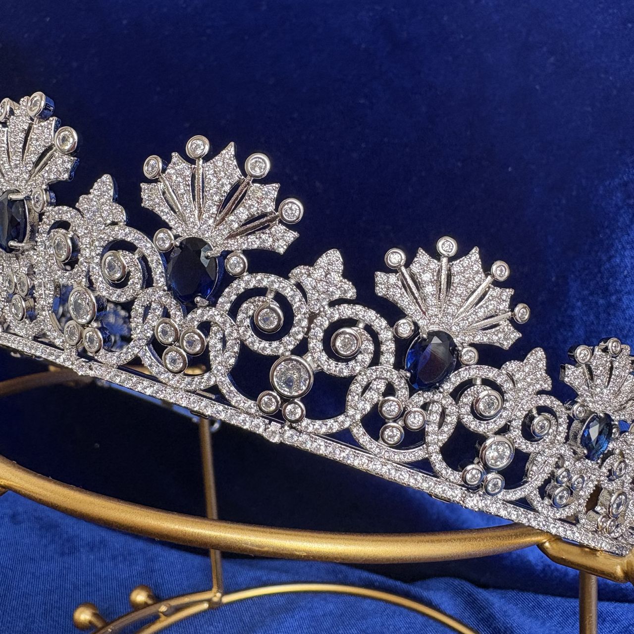 Empress Feodorovna Sapphire Kokoshnik Tiara