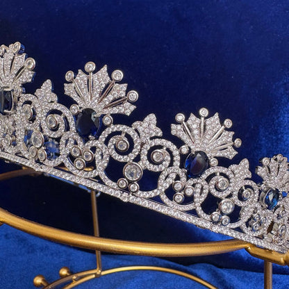 Empress Feodorovna Sapphire Kokoshnik Tiara