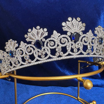 Empress Feodorovna Sapphire Kokoshnik Tiara