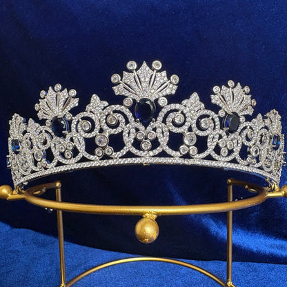 Empress Feodorovna Sapphire Kokoshnik Tiara