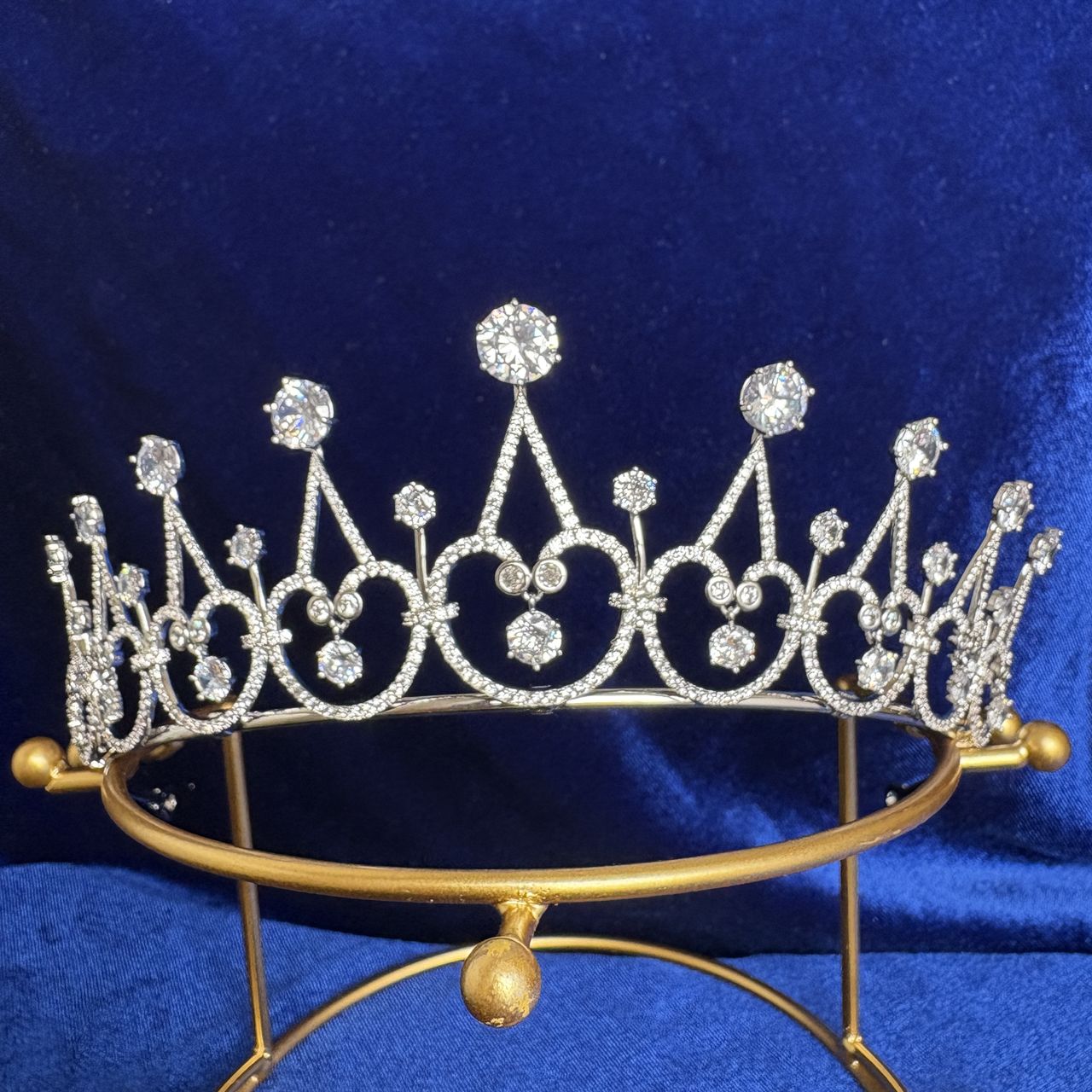 The Sayn-Wittgenstein-Berleburg Diamond Spike Tiara Princess Benedikte Crown