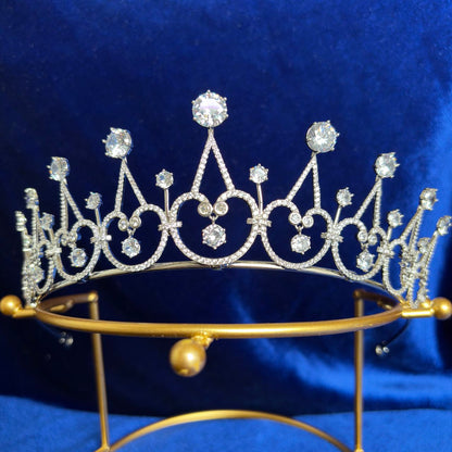 The Sayn-Wittgenstein-Berleburg Diamond Spike Tiara Princess Benedikte Crown