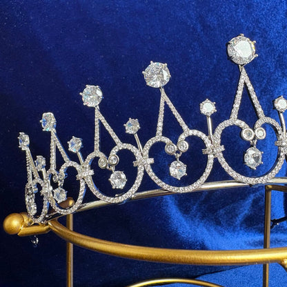 The Sayn-Wittgenstein-Berleburg Diamond Spike Tiara Princess Benedikte Crown