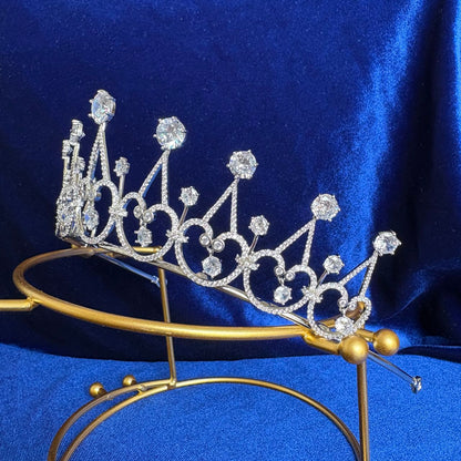The Sayn-Wittgenstein-Berleburg Diamond Spike Tiara Princess Benedikte Crown