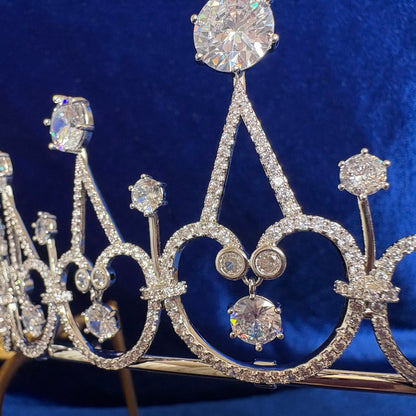 The Sayn-Wittgenstein-Berleburg Diamond Spike Tiara Princess Benedikte Crown
