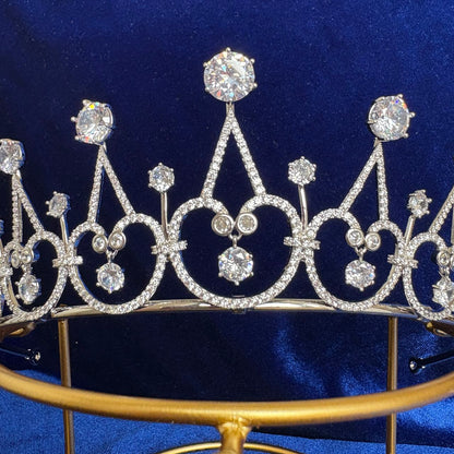 The Sayn-Wittgenstein-Berleburg Diamond Spike Tiara Princess Benedikte Crown