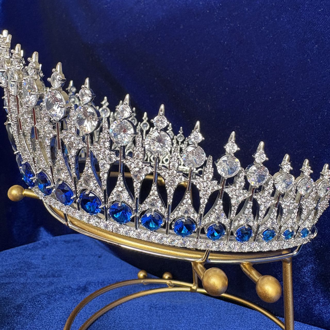 The Dutch Sapphire Parure Tiara - Queen Maxima