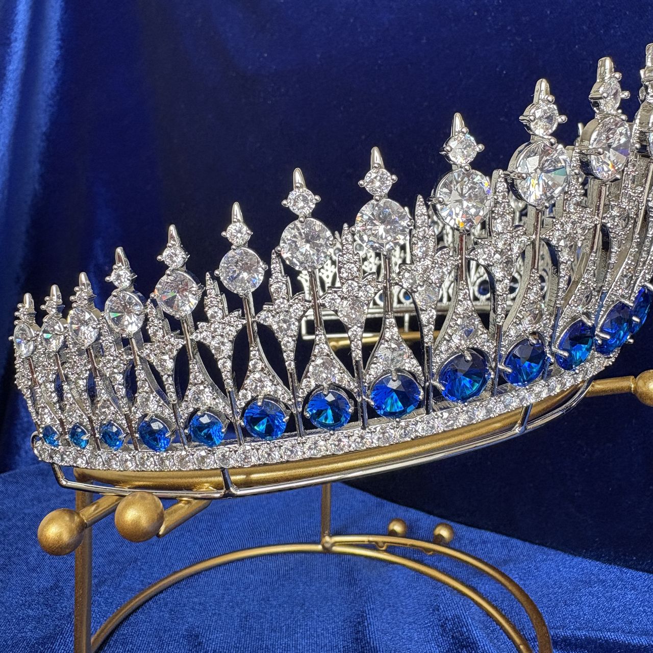 The Dutch Sapphire Parure Tiara - Queen Maxima