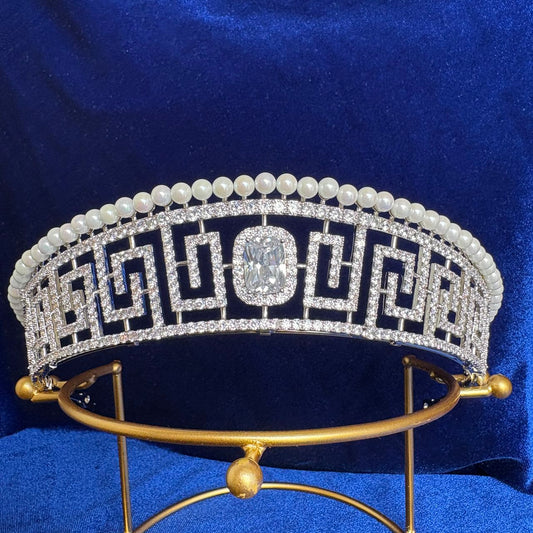 Lady Allan's Pearl Meander Tiara