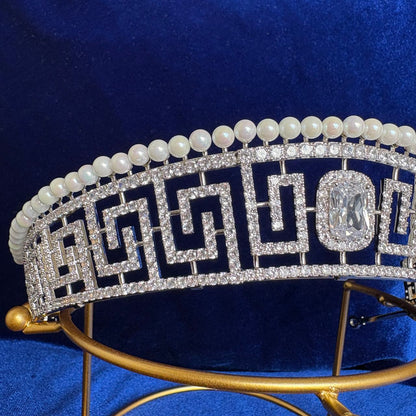 Lady Allan's Pearl Meander Tiara