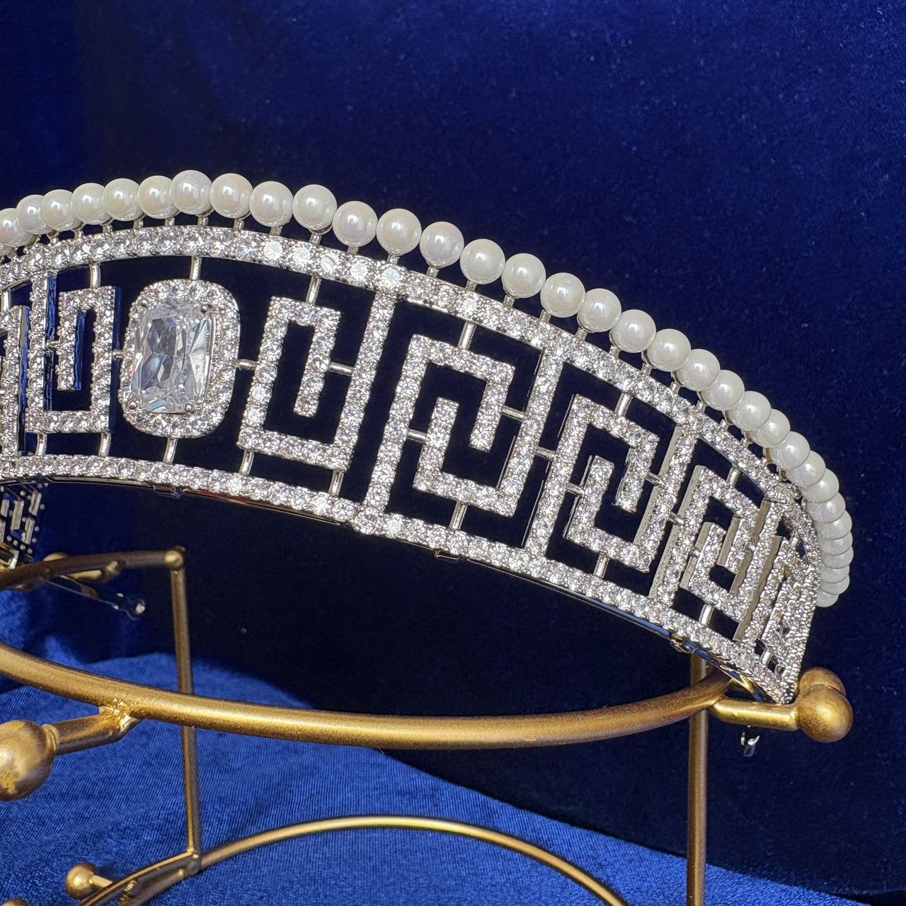 Lady Allan's Pearl Meander Tiara