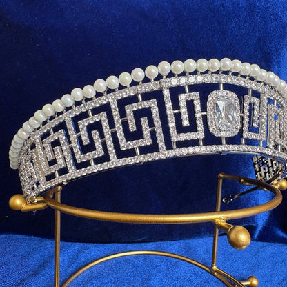 Lady Allan's Pearl Meander Tiara