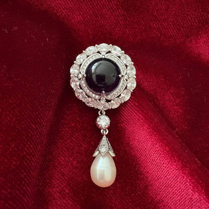 Empress Feodorovna Sapphire Brooch