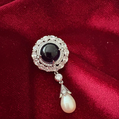 Empress Feodorovna Sapphire Brooch