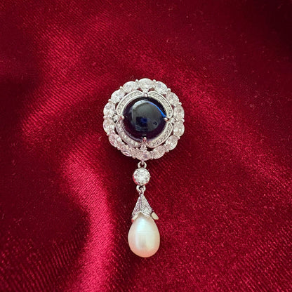 Empress Feodorovna Sapphire Brooch