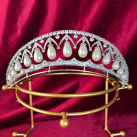 Empress Alexandra Feodorovna's Drop Pearl Tiara Replica