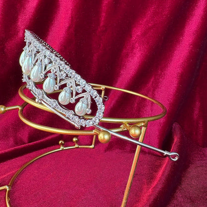 Empress Alexandra Feodorovna's Drop Pearl Tiara Replica